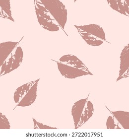 Nahtlose abstrakte Illustrationen von Blättern, konzeptuell. Dekoration, chaotisch, Textur, Vorlage.