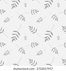 Nahtlose abstrakte Illustrationen von Blättern, konzeptuell. Dekoration, chaotisch, Textur, Vorlage.