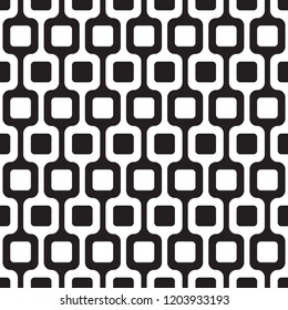 Seamless abstract ipanema beach sidewalk pattern