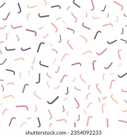 Seamless abstract J letter vector geometric pattern. Colorful letters on white background. Random order. Gift wrapping paper, fabric, poster. Bed linen and interior. School and learning theme.