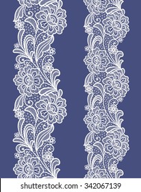 seamless  abstract lace  floral   background