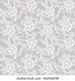 seamless  abstract lace  floral   background