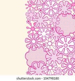 Seamless abstract lace floral pattern-model for design of gift packs, patterns fabric, wallpaper, web sites, etc.