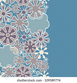 Seamless abstract lace floral pattern-model for design of gift packs, patterns fabric, wallpaper, web sites, etc.