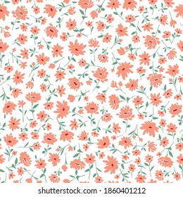 Seamless and abstract leaf illustration pattern,
