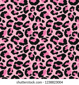 Leopard Print Vector Seamless Pattern Fashionable Stock Vector (Royalty ...