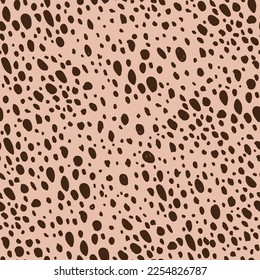 Seamless abstract leopard pattern for baby textile