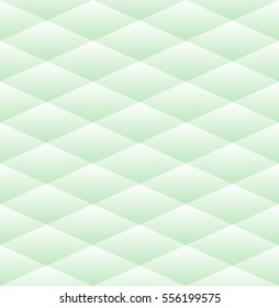 Seamless Abstract light background with rhombuses. Geometric pale pattern. Texture. Gradient. EPS 8. White and green colors. Rhombus. Vector repeating texture. Gradation.