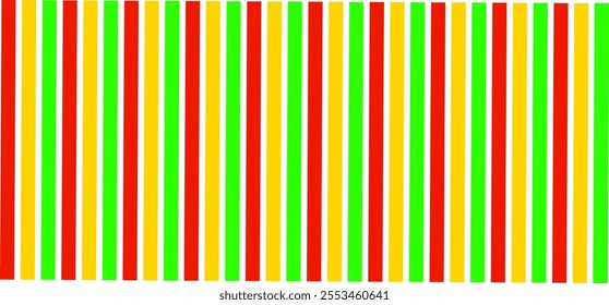 Seamless abstract line pattern. Watercolor background with red yellow and green vertical lines. Jamaican color background. Rastafara for textiles, wallpaper, wrapping paper, kitchen decoration