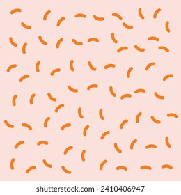 Seamless abstract line stroke pattern background. Flat simple minimal charm pattern graphic vector illustration. Hand-drawn stroke shape graphic element. Textile, wrapping paper, fashion background. 
