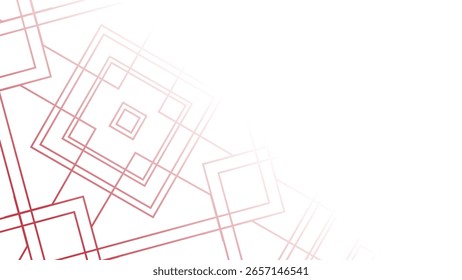 Seamless abstract linear design in vector format, featuring clean gold lines on a white background for modern and commercial use