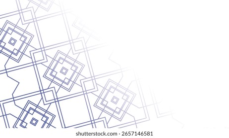 Seamless abstract linear design in vector format, featuring clean gold lines on a white background for modern and commercial use