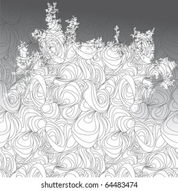 seamless abstract linear shape