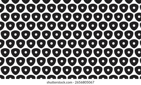 Seamless abstract linear vector background with minimal monochrome shapes on a clean white canvas, great for home decor and web design