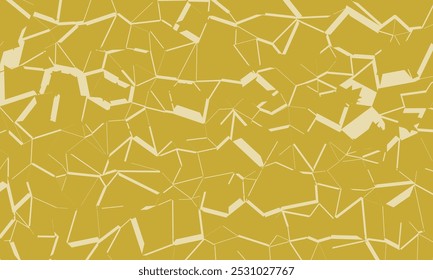 Seamless abstract lines pattern background on yellow mustard dijon color