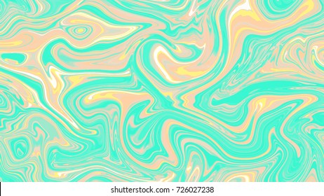 Seamless abstract marble pattern, cover design, watercolor marble pattern. Ebru style.Natural colorful vector background. Good for fabric, gift wrapping.Unique trendy paint waves and stone vortices