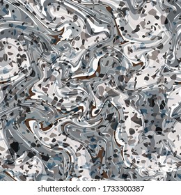 Seamless abstract marble pattern. Marbling seamless pattern for fabric, tile, interior design or gift wrapping .Business or wedding cover card template. Vector