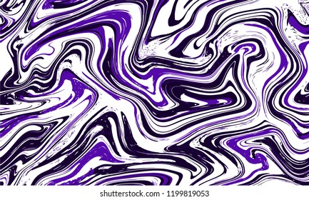 Seamless abstract marble pattern texture.  Ebru style. Purple and pink colors. Seamless liquid fluid marbling effect. Cool cover, fabric, textile, wrapping or print background.  Marble pattern.