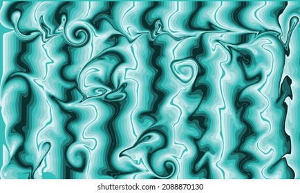 Seamless abstract marble pattern, watercolor marble pattern. Premium Vector