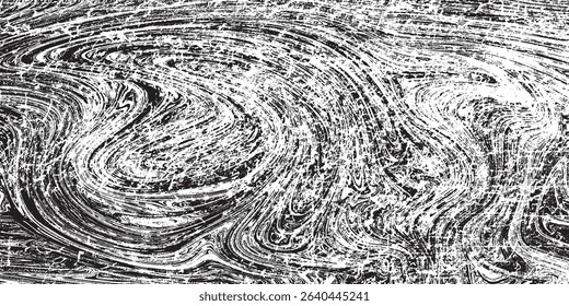 Seamless abstract marble pattern, wood texture,  black and white texture vector. Distressed overlay texture. Grunge background. Abstract textured effect. Vector Illustration