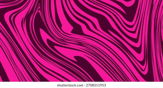 Nahtloses abstraktes Marmormuster, Holztextur, Aquarell-Marmormuster. Ebru-Stil.schwarz und rosa Farben.Trendy Textil, Stoff, Verpackung. Aquarellfarbe auf Wasser.