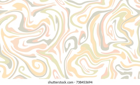 Seamless abstract marble pattern, wood texture, watercolor marble pattern. Ebru style.Gold and pink colors. Hand drawn vector background. Trendy textile, fabric, wrapping. Aqua ink painting on water.