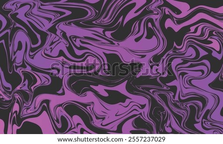 Seamless abstract marble pattern, wood texture, watercolor marble pattern. Ebru style. Purple and black colors. Trendy textile, fabric, wrapping. Aqua ink painting on water. Liquid gradient waves