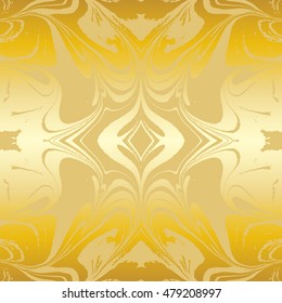 Seamless Abstract Marble Texture background with Silver and Golden Colors 2016 - in vector