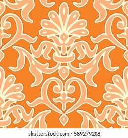 Seamless abstract medieval ornament background pattern