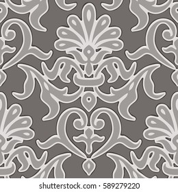 Seamless abstract medieval ornament background pattern