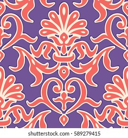 Seamless abstract medieval ornament background pattern
