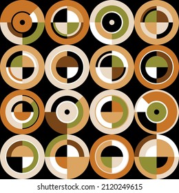 Seamless abstract modern art pattern. Vector Illustration.