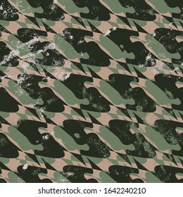 Seamless abstract modern background with grunge spots, chaotic shapes.