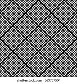 Seamless abstract monochrome background with mosaic of squares. Seamlessly repeatable pattern