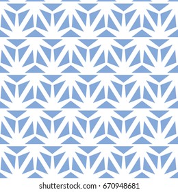 Seamless Abstract Monochrome Background with Triangles. Vector Regular Geometric Pattern.