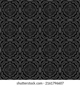 Seamless abstract monochrome engraving pattern. Abstract texture with repeat pattern for fabric print, card, table cloth, furniture, banner, cover, invitation, decoration, wrapping.