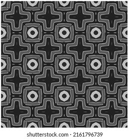 Patrón de grabado monocromo abstracto y sin inconvenientes. Textura abstracta con patrón de repetición para impresión de tela, tarjeta, mantel de mesa, muebles, banner, cubierta, invitación, decoración, envoltura.