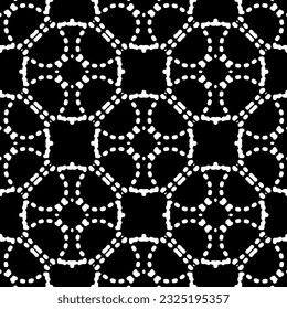 Nahtlose abstrakte monochrome Graviermuster. Abstrakte Textur für Stoffdruck, Karte, Tischdecken, Möbel, Banner, Deckel, Einladung, Dekoration, Umhüllung.