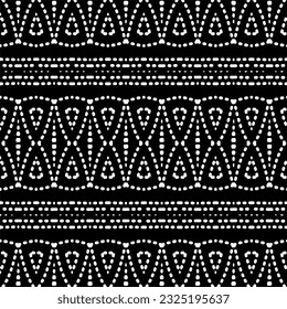 Patrón de grabado monocromo abstracto y sin inconvenientes. Textura abstracta para impresión de tela, tarjeta, mantel de mesa, muebles, banner, cubierta, invitación, decoración, envoltura.