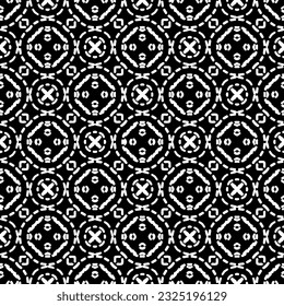 Patrón de grabado monocromo abstracto y sin inconvenientes. Textura abstracta para impresión de tela, tarjeta, mantel de mesa, muebles, banner, cubierta, invitación, decoración, envoltura.