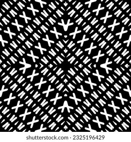 Seamless abstract monochrome engraving pattern. Abstract texture for fabric print, card, table cloth, furniture, banner, cover, invitation, decoration, wrapping.