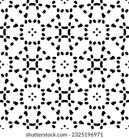 Patrón de grabado monocromo abstracto y sin inconvenientes. Textura abstracta para impresión de tela, tarjeta, mantel de mesa, muebles, banner, cubierta, invitación, decoración, envoltura.