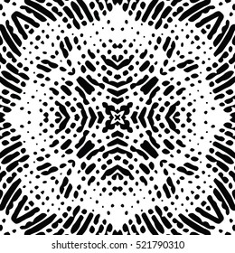 Seamless abstract monochrome engraving pattern. Texture for certificate or diploma, currency and money design. Single-leaf woodcut, xylography, printmaking. Vector Illustration