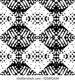 Seamless abstract monochrome engraving pattern. Texture for certificate or diploma, currency and money design. Single-leaf woodcut, xylography, printmaking. Vector Illustration