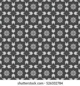 Seamless abstract monochrome engraving pattern. Texture for certificate or diploma, currency and money design. Single-leaf woodcut, xylography, printmaking. Vector Illustration