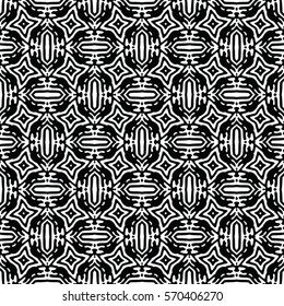 Seamless abstract monochrome engraving pattern. Texture for certificate or diploma, currency and money design. Single-leaf woodcut, xylography, printmaking. Vector Illustration