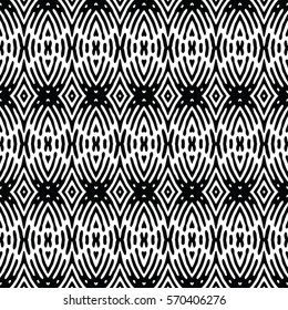 Seamless abstract monochrome engraving pattern. Texture for certificate or diploma, currency and money design. Single-leaf woodcut, xylography, printmaking. Vector Illustration
