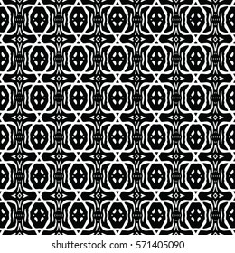 Seamless abstract monochrome engraving pattern. Texture for certificate or diploma, currency and money design. Single-leaf woodcut, xylography, printmaking. Vector Illustration