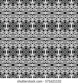 Seamless abstract monochrome engraving pattern. Texture for certificate or diploma, currency and money design. Single-leaf woodcut, xylography, printmaking. Vector Illustration