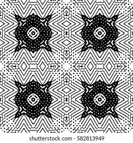 Seamless abstract monochrome engraving pattern. Texture for certificate or diploma, currency and money design. Single-leaf woodcut, xylography, printmaking. Vector Illustration